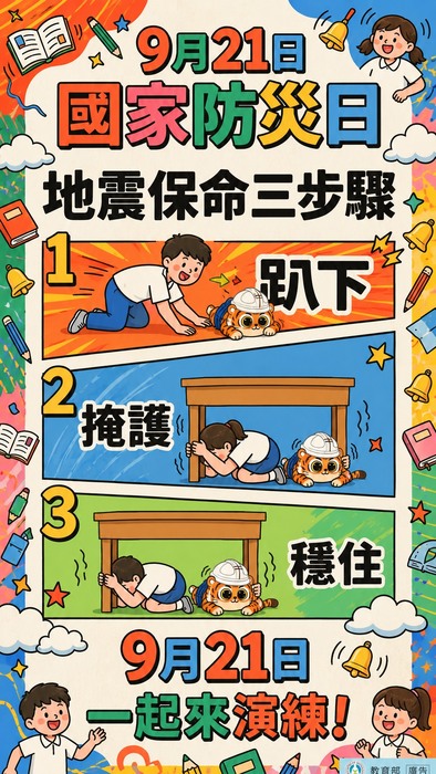 115國家防災日海報
